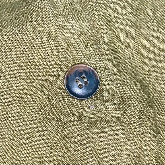 Zara Woman Buttoned Sleeveless Maxi Dress Large Lightweight V Neck Lagenlook - Picture 8 of 15